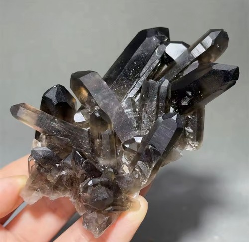 Cluster quartz fumée - cluster, en