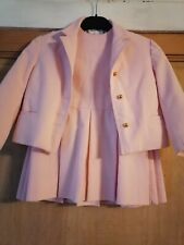 Ensemble veste robe 1960 fille tergal 4 ans