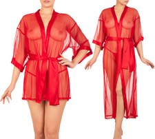 KIMONO FAB EUROPE S M L XL XXL XXXL DESHABILLE NEUF LINGERIE SEXY FEMME PEIGNOIR