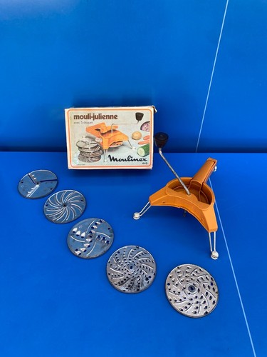 Ancien mouli julienne orange - mouli-julienne,