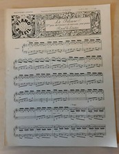 Partition PIANO SOLEIL 1893 La