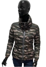 Veste Femme Colmar Originals Camouflage Duvet Lumière Taille 40 Made IN Italy