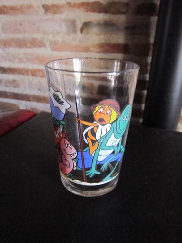 Ancien verre moutarde - verre,