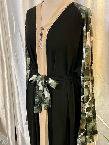 Longue robe abaya manche - longue,