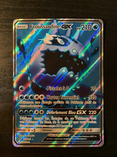 Carte pokémon froussardine - pokémon, gx