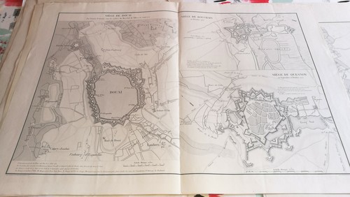 Militaire plan carte sieges - plan,