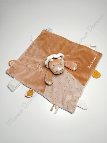 Doudou plat popsie dinosaure - doudou,