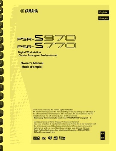 Yamaha psr s970 - yamaha, psr-s970