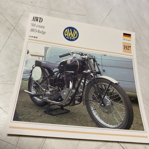 Awd 500 course - rudge, 1927