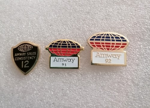 Rare pin amway - 3, 1991,