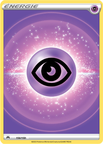Carte pokémon énergie psy - carte, de