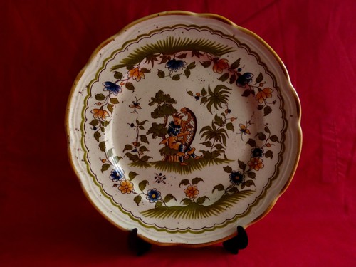Assiette reproduction vieux - assiette,