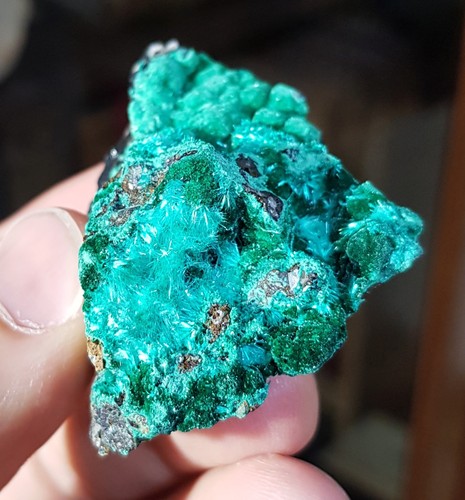 Malachite brochantite - malachite,,