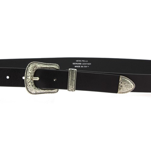 Homme ceinture cuir noir - ceinture, en