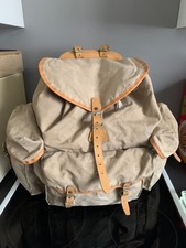 Ancien sac dos toile - ancien, à