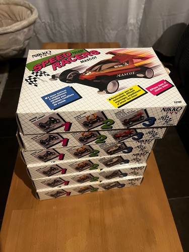 Lot nikko speed racers set - speed,