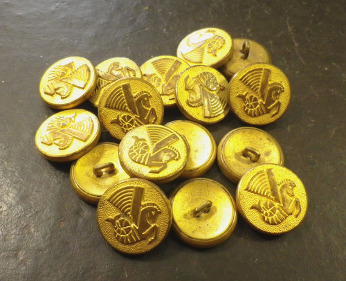 Lot boutons d uniforme - 16, d'uniforme