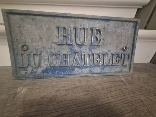Plaque rue ancienne - rue,
