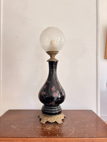Lampe pétrole electrifiée - lampe,