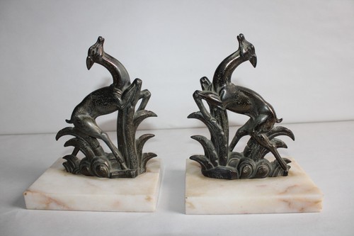 Ancienne paire serre livres - ancienne, de