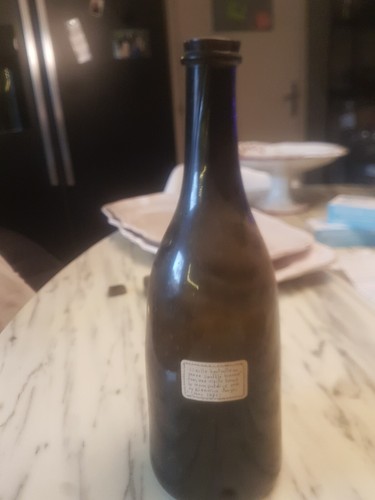 Bouteille ancienne 18e verre - bouteille,
