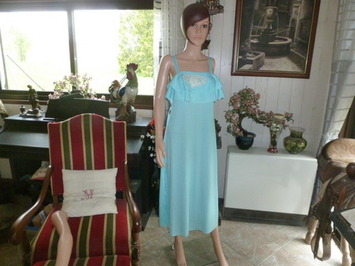 Chemise nuit vintage - chemise, longue
