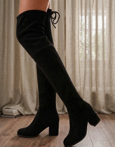 Bottes femme cuissardes noires