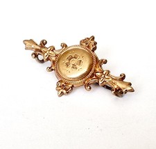 Broche antique tombak dorée - antique,