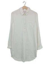 LACOSTE Robe chemisier Dames Robe T EU 38 crème style décontracté