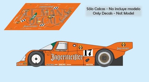 Autocollants porsche 962 - porsche,