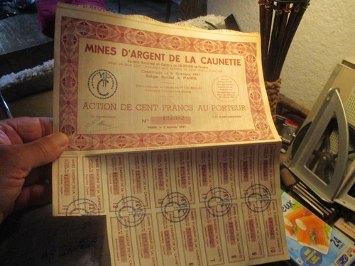 Ancienne action 100 - ancienne,