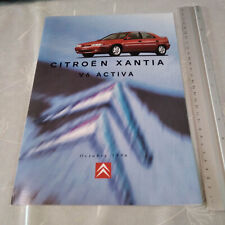 brochure concessionnaire CITROEN - XANTIA V6 ACTIVA - dépliant 6 pages