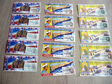 3  LOTS   DE  5  BILLETS  DE