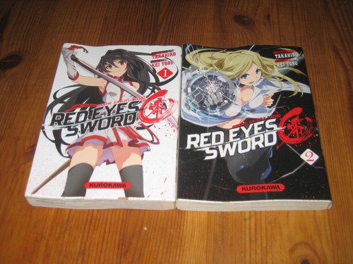Lot mangas red eyes sword - sword, 1+2