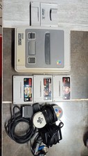 Lot Vintage Console SNES Super Nintendo + 3 Jeux + Adaptateur Super Game Boy