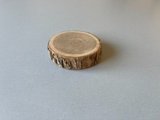 socle rond en bois brut  pour