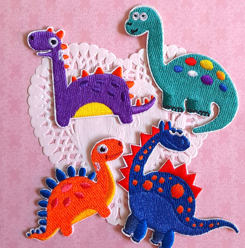 Dinosaures tissu - en,