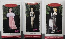 3-SET Barbie Débutantes Solo En Spot Enchanté Soirée Hallmark Ornements 1994