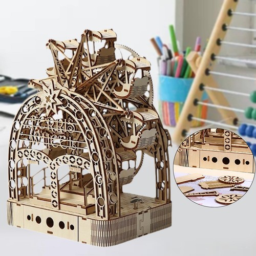 Hand crank ferris wheel model - crank,