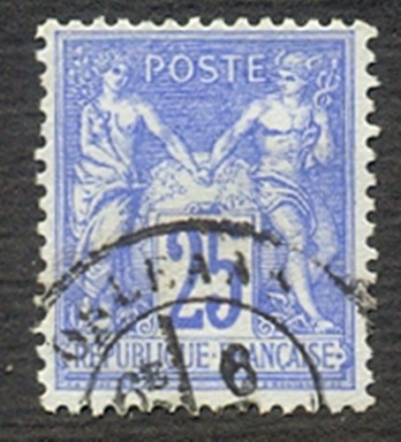Timbre oblitere type - 79,