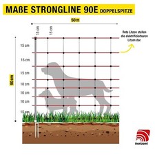 Clôture pour chien filet pour chien clôture de camping clôture électrique à d...