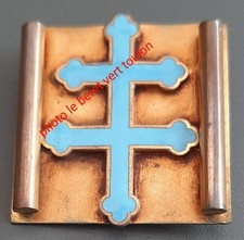 Broche émaillée Croix de
