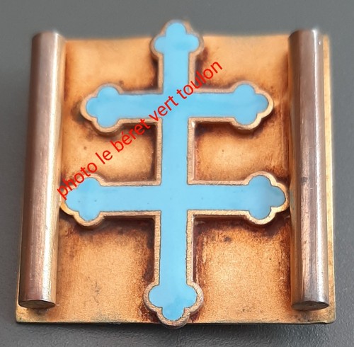 Broche émaillée croix - broche, de