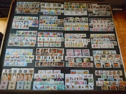 Lots timbres monde - de,