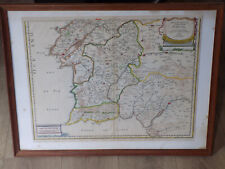 CARTE GEOGRAPHIQUE NICOLAS SANSON PORTUGAL 1654