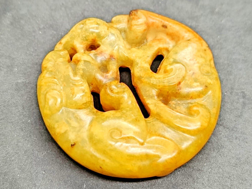 Ancien pendentif jade - ancien, en