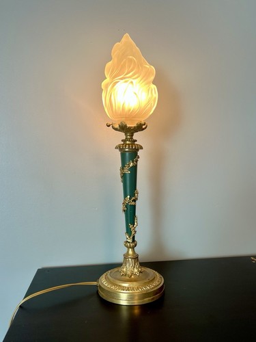 Lampe flambeau style empire - lampe,