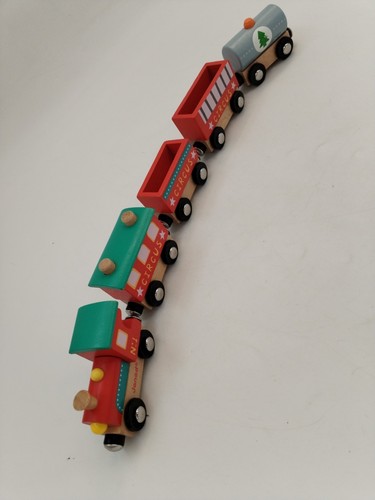 Lot janod circus train bois - lot,
