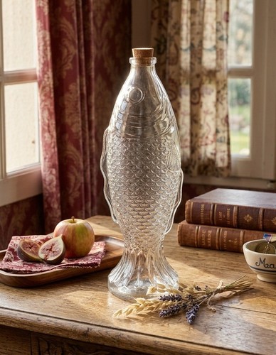 Bouteille poisson verre - en,