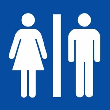 plaque signalitique toilettes
